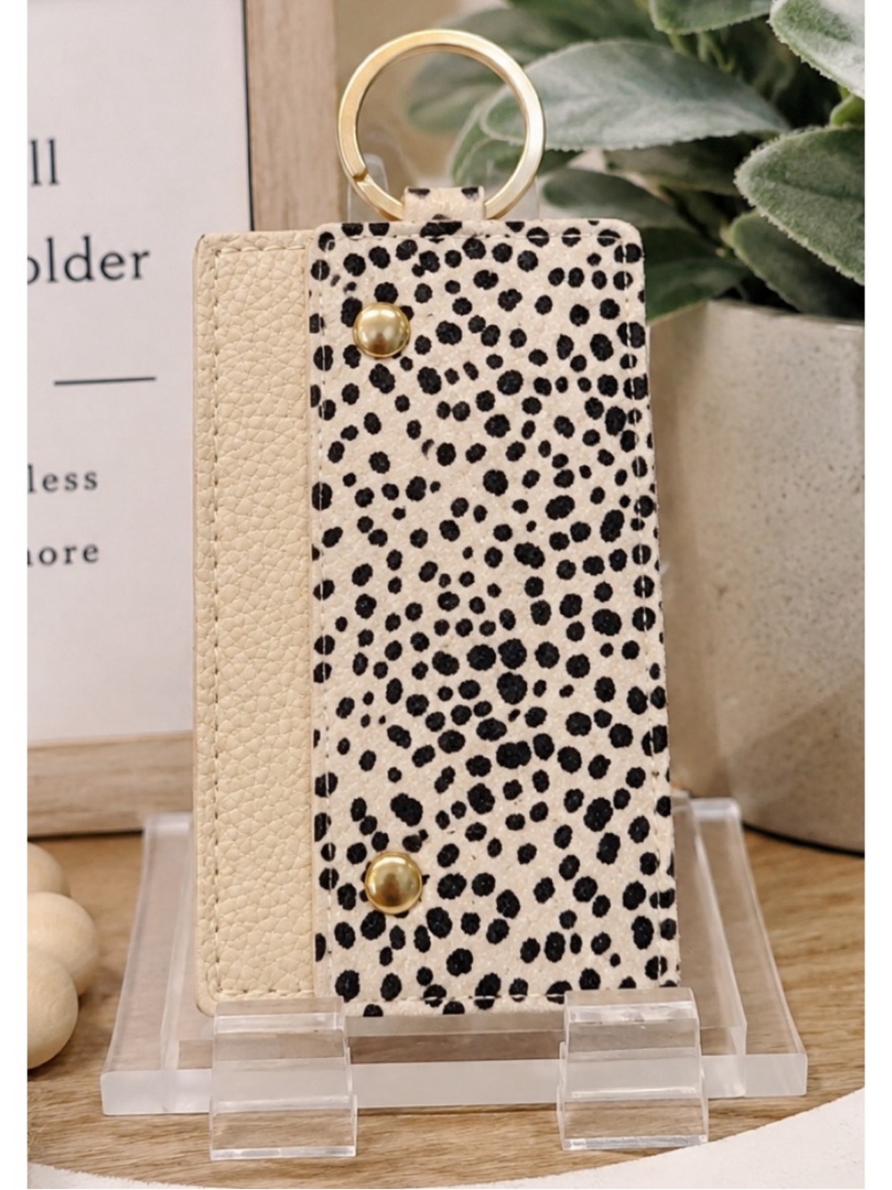 Animal Print ID card holder